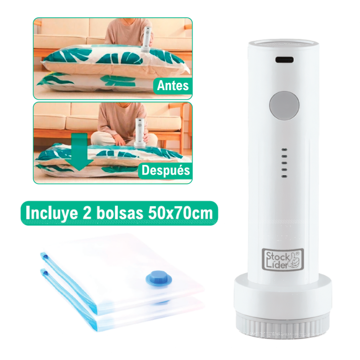 Bomba de vacío inalámbrico