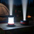 Linterna LED plegable con base magnética