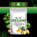 Oil of Oregano with Black Seed Oil – Aceite de Orégano con Aceite de Comino Negro 180 Softgels (6.000 mg)