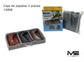 Organizador de Zapatos de Tela con 3 Secciones – Práctico y Funcional