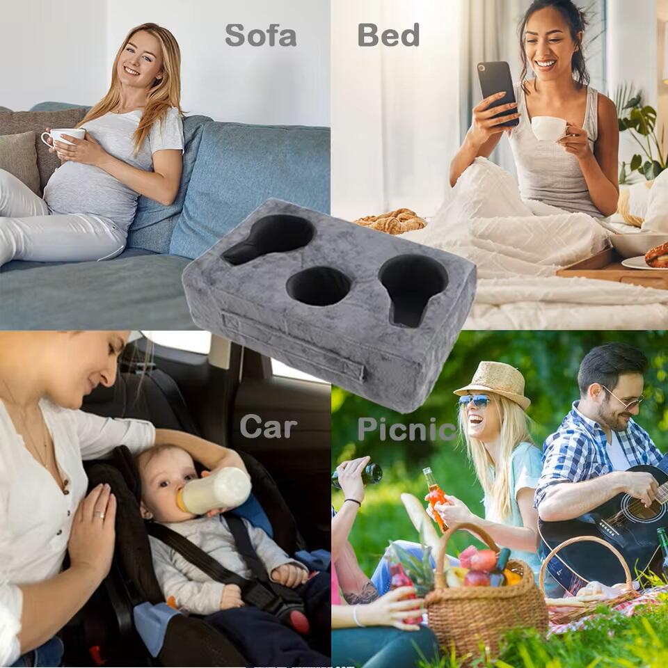 Portavasos Almohada Cojín Para Sofá