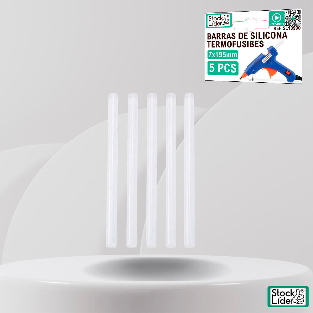 Barras de silicona termofusibles 5 pcs