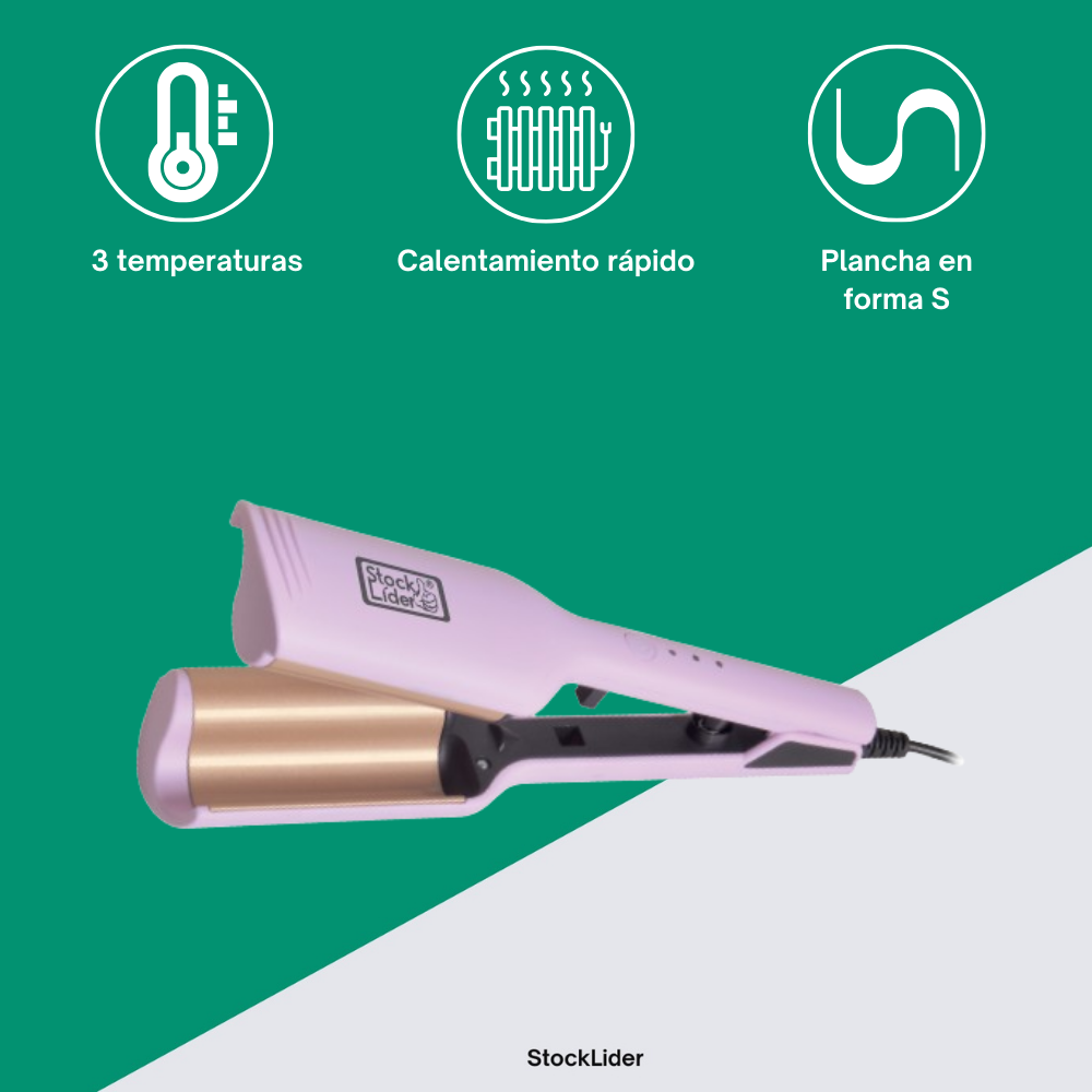 Plancha de ondas para el pelo