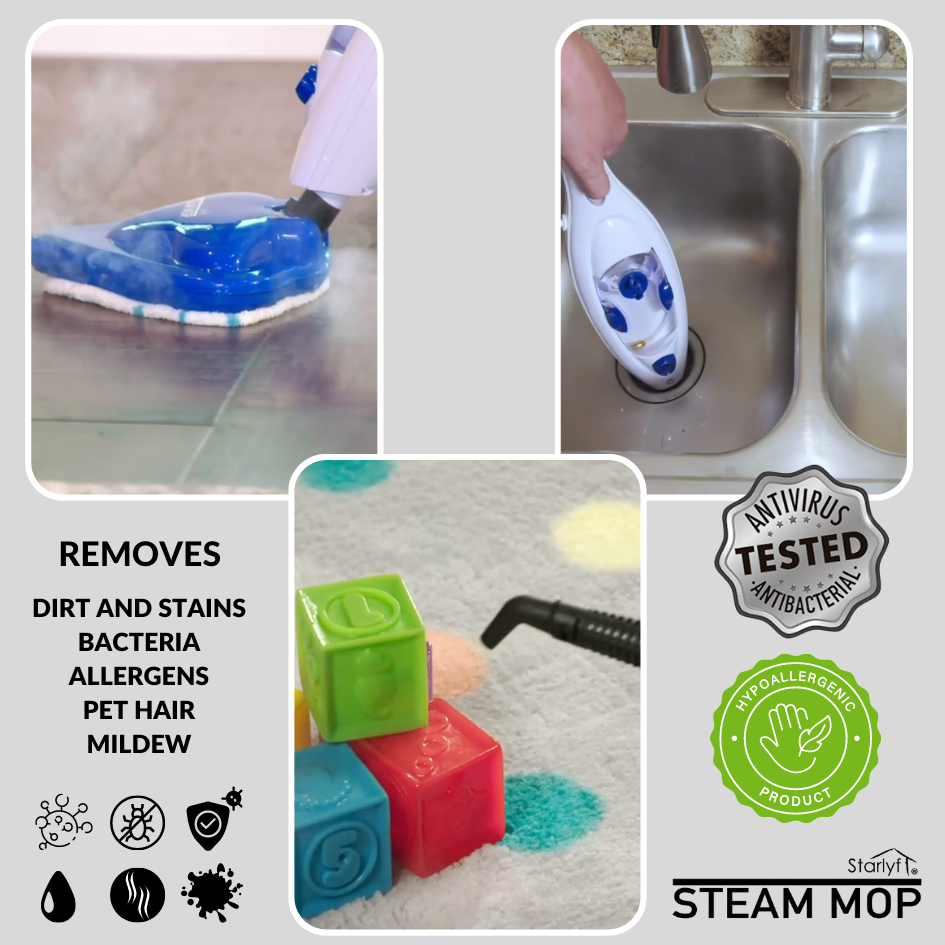 Mopa a vapor multifunción