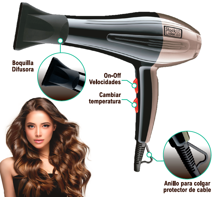 Secador de pelo