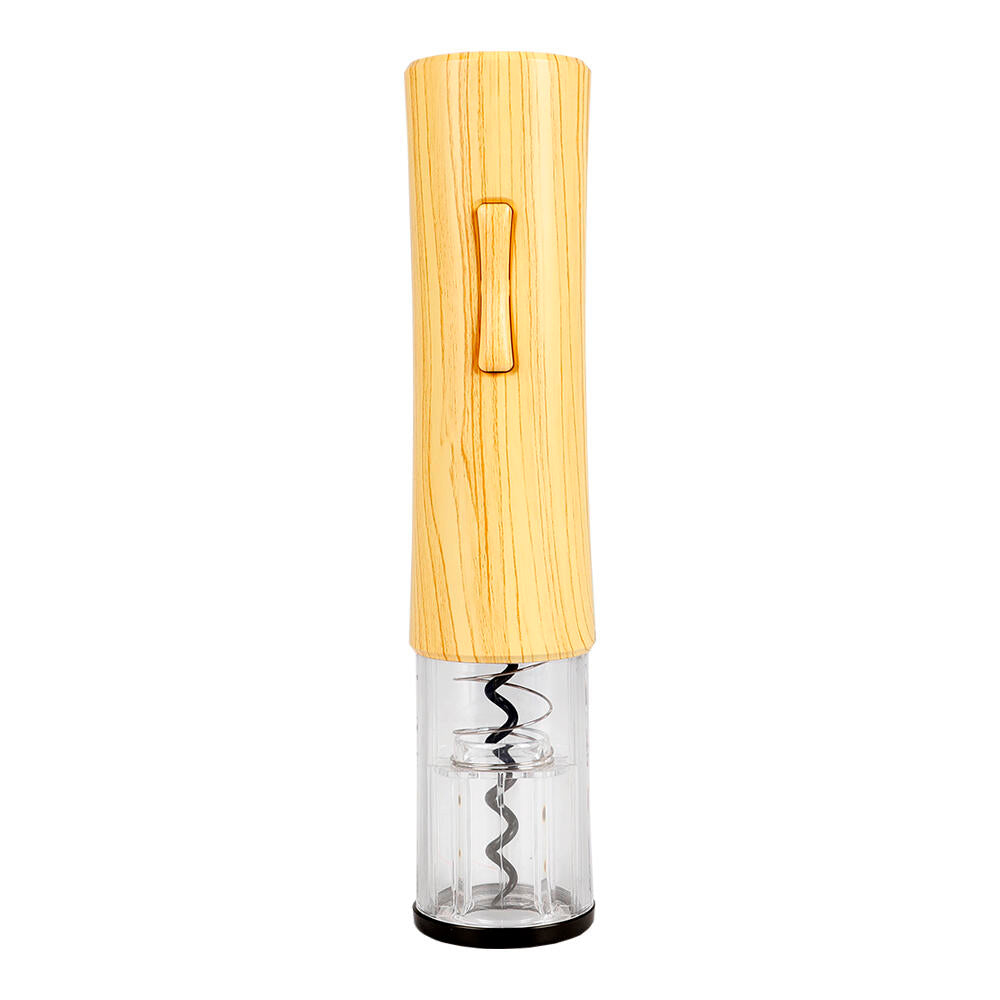 Sacacorchos Botella De Vino Eléctrico De Bambú