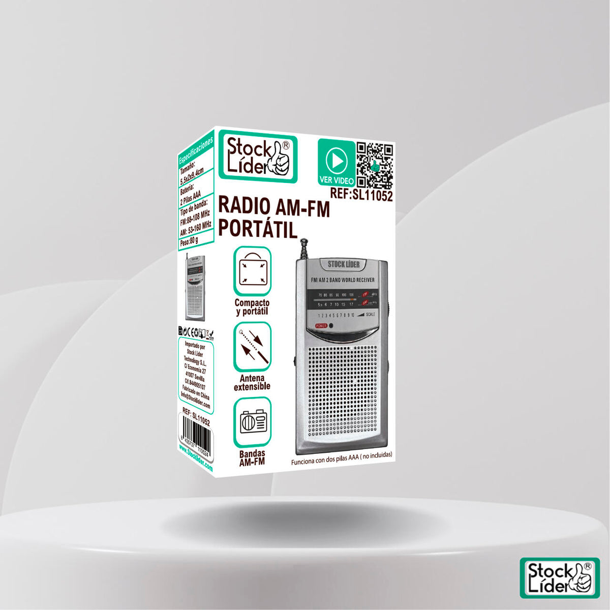 Radio am-fm portátil