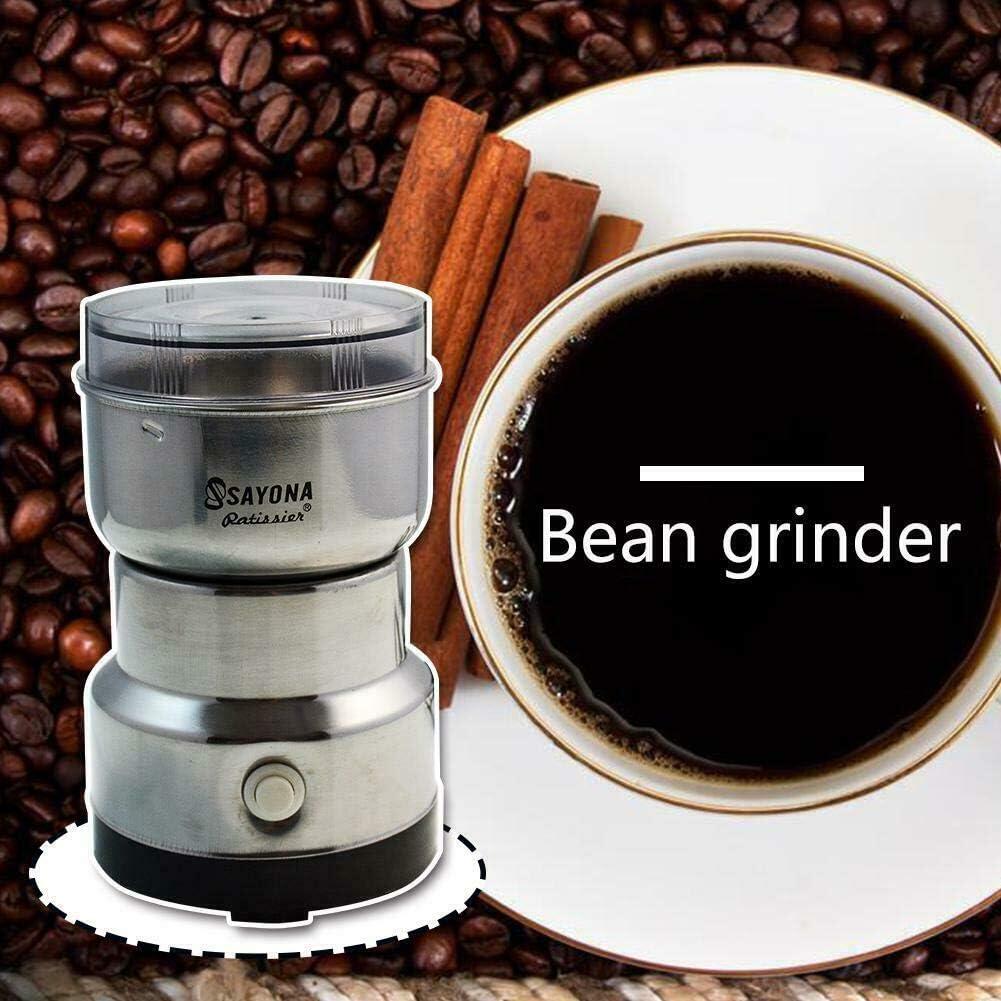 molinillo eléctrico de café/frijol de 200 W en acero inoxidable