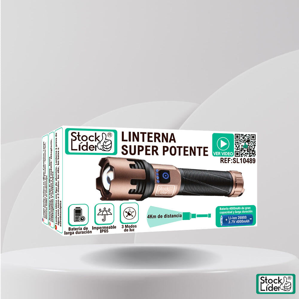 Linterna súper potente
