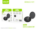 Set de cable de datos, 5 A, 480 Mbs, Tipo-C/MicroUBS/USB/Lightning. Green Lyca G-1519