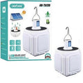 Lámpara solar desplegable y recargable