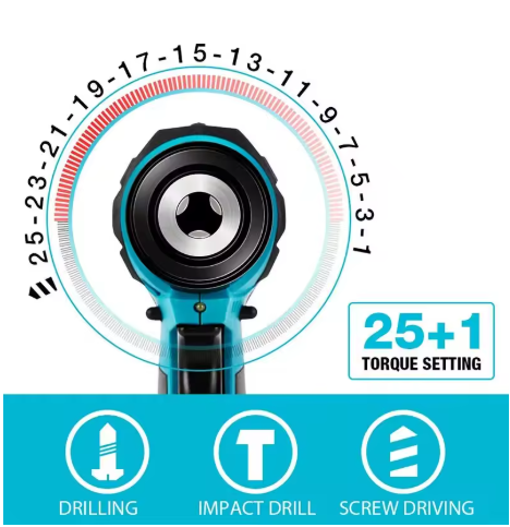 Taladro de Impacto Eléctrico Inalámbrico 48 V 13 mm – Potencia y Versatilidad en tus Manos