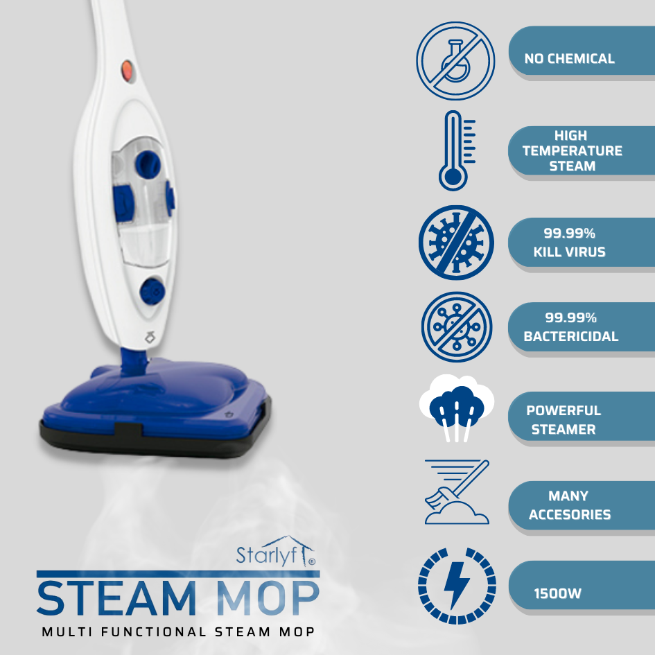 Mopa a vapor multifunción