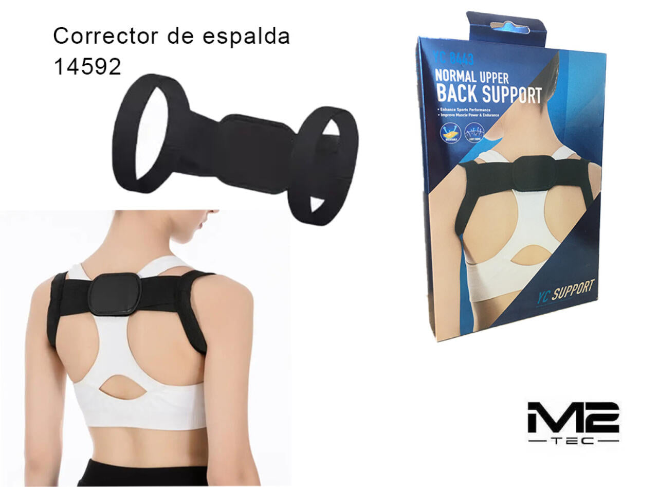 Corrector de Espalda Superior Ergonómico y Ajustable