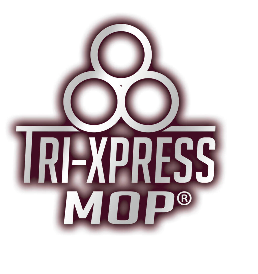 Mopa Triple de microfibra con cabezales rotatorios pulverizadores y brazo extensíble