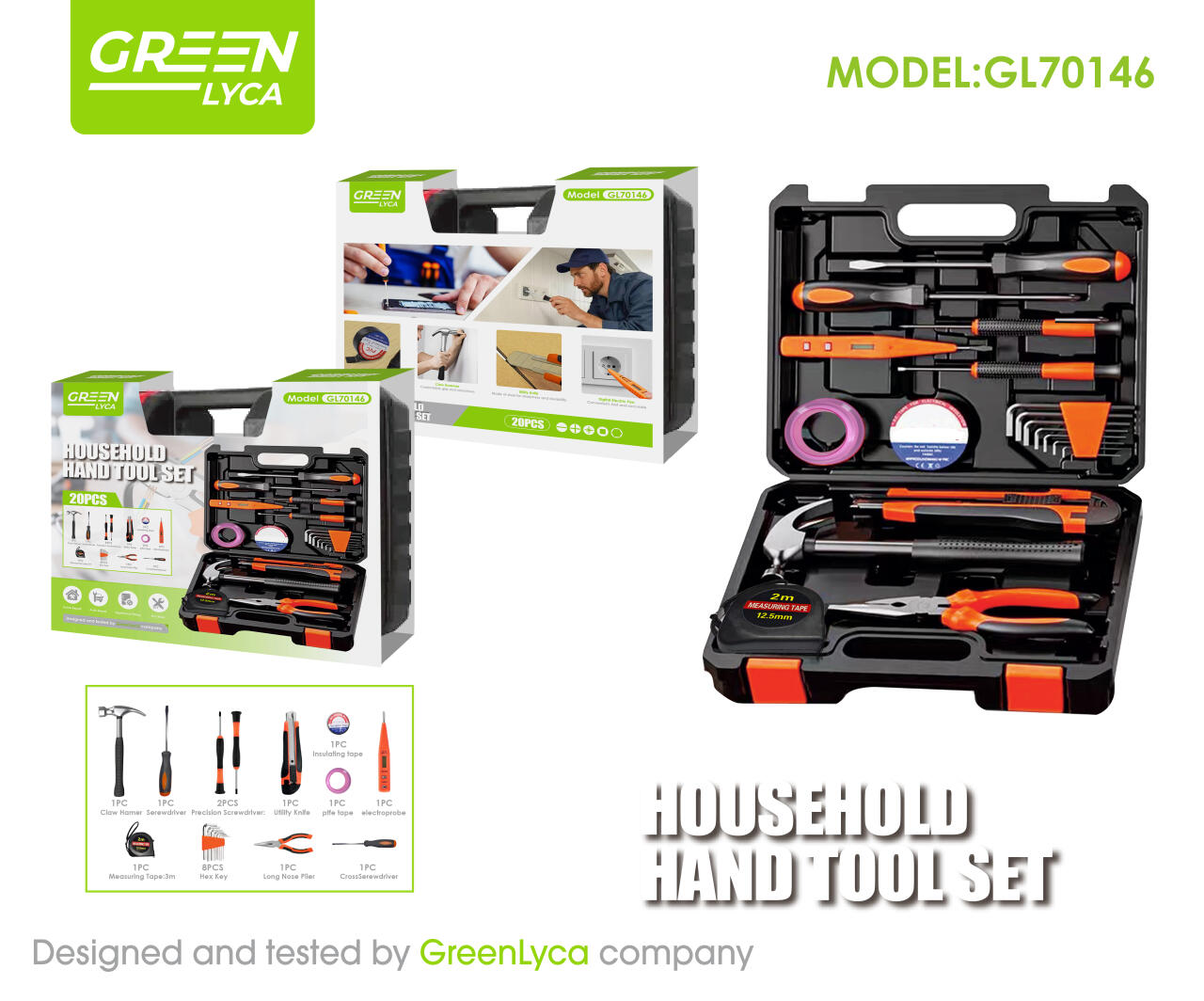 Kit de herramientas 20pcs