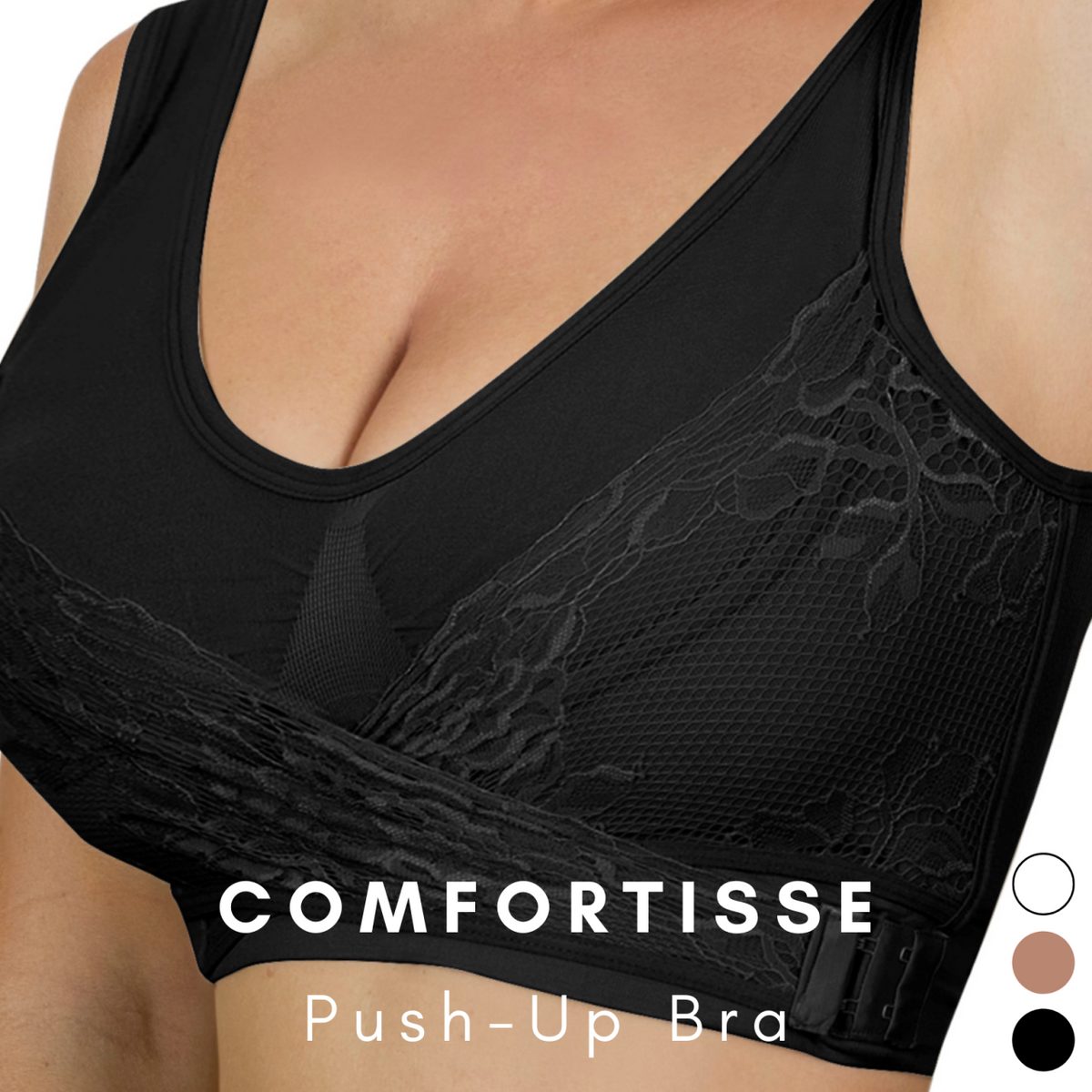 Sujetador Push Up Sin Costuras Set of 3