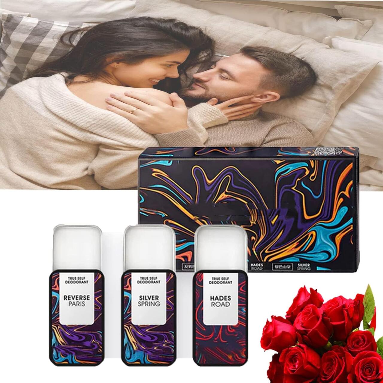 Juego de 3 Perfumes Sólidos con Feromonas