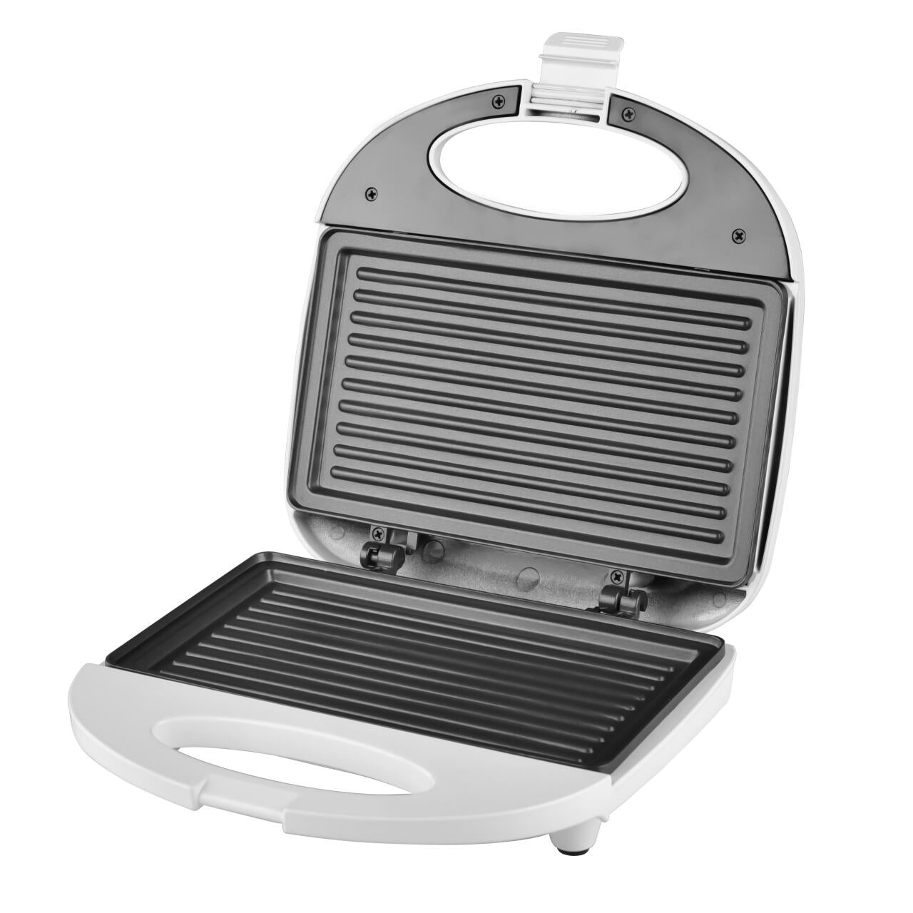 Sandwichera Grill con Revestimiento Antiadherente 750W Capacidad para 2 Sándwiches Tacto Frío