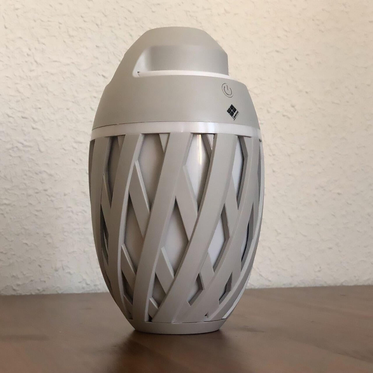 2 Humidificadores USB 500 ml con Difusor de Aromas y Luz LED, Ultrasónico, Depósito Grande, Color Gris