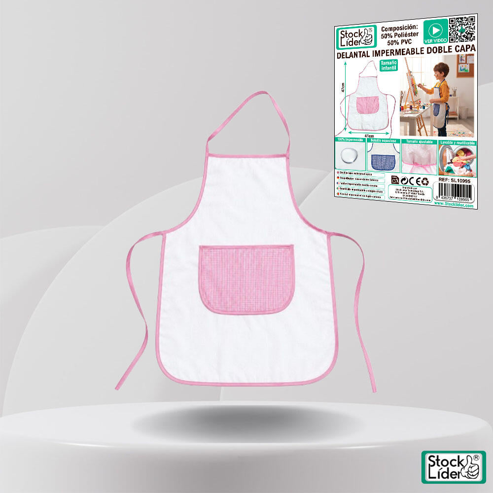 Delantal impermeable doble capa