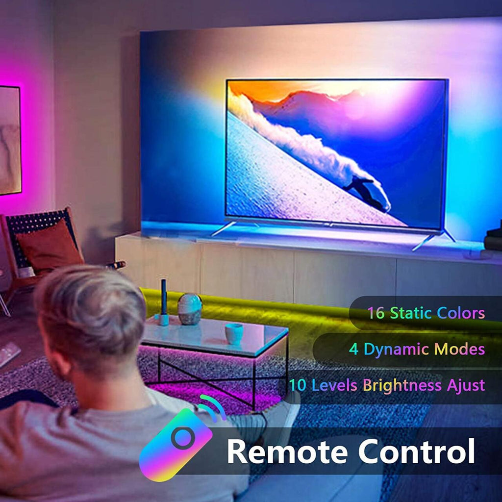 Tira Led Rgb 5M con Mando y Aplicación Movil