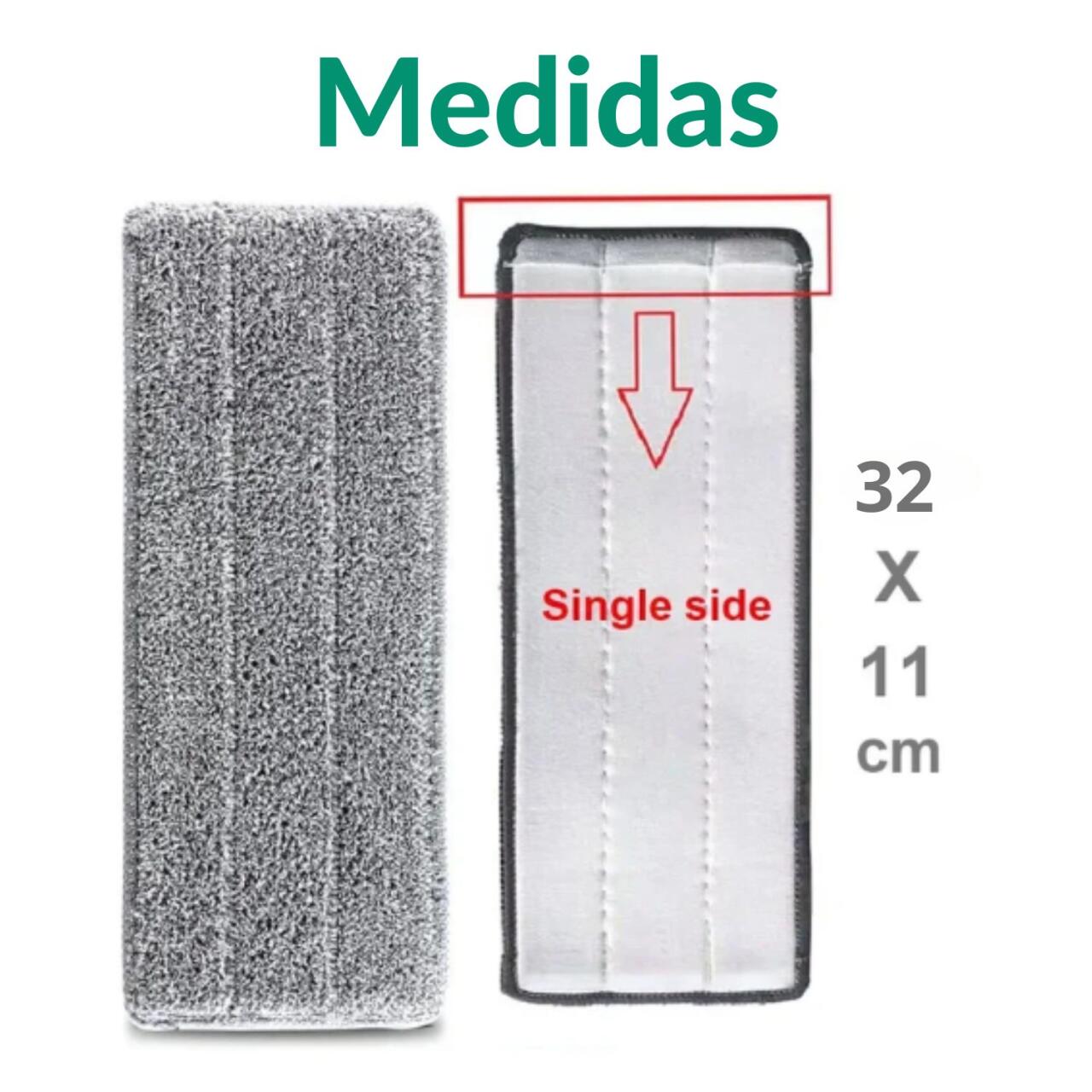 Recambios mopa microfibra