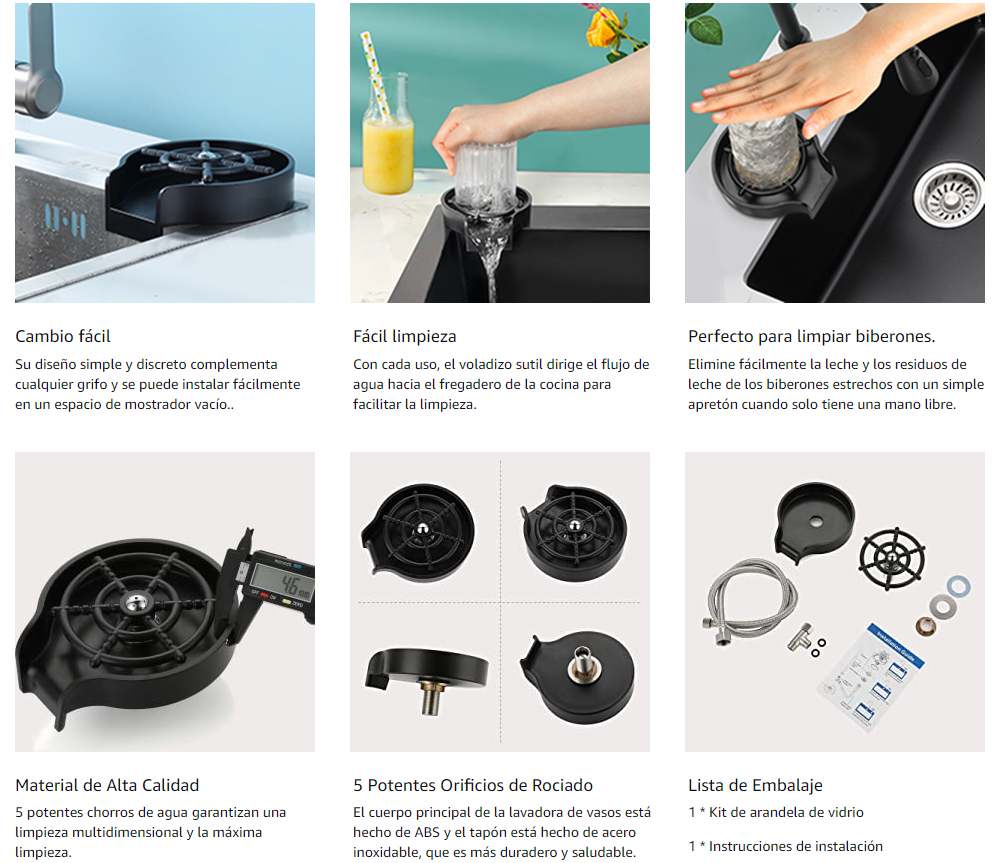 Limpiador de Vaso Automatico