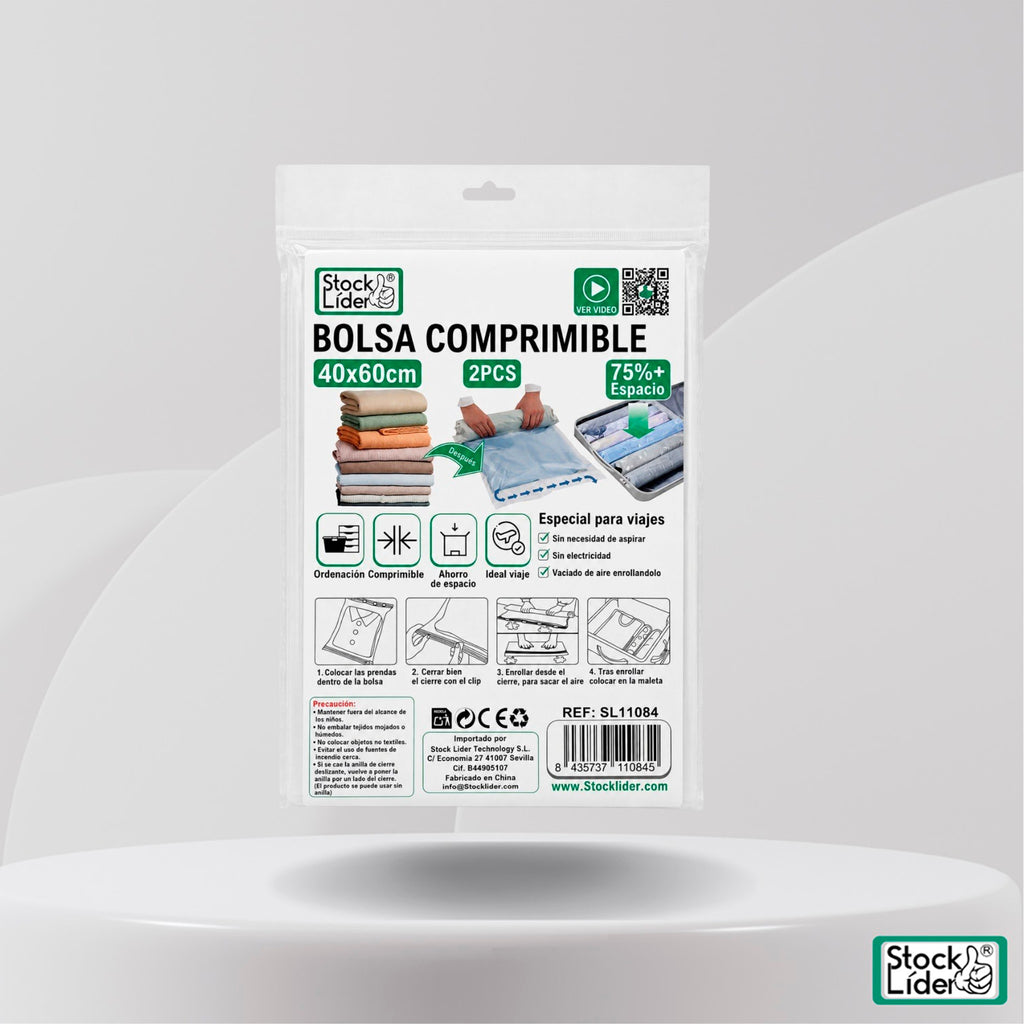Bolsa Comprimible 40x60