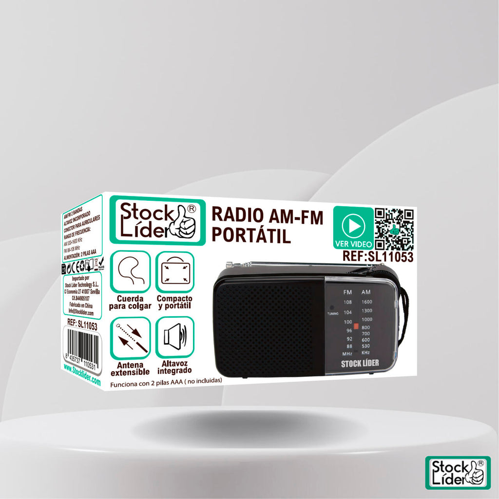 Radio am-fm portátil