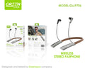 Auriculares retro con diadema de cuero y sonido claro.