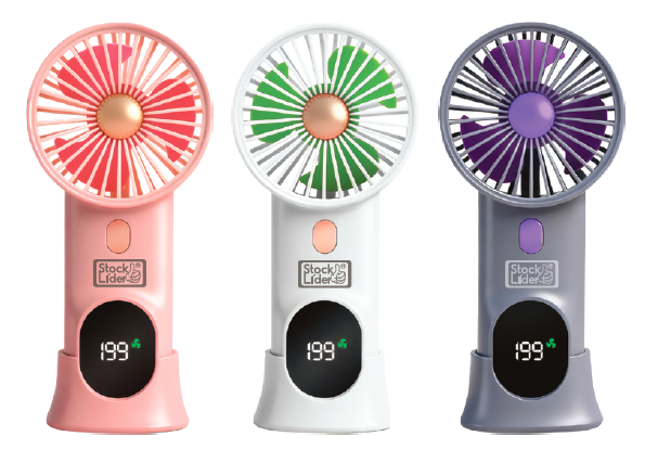 Ventilador portátil con base