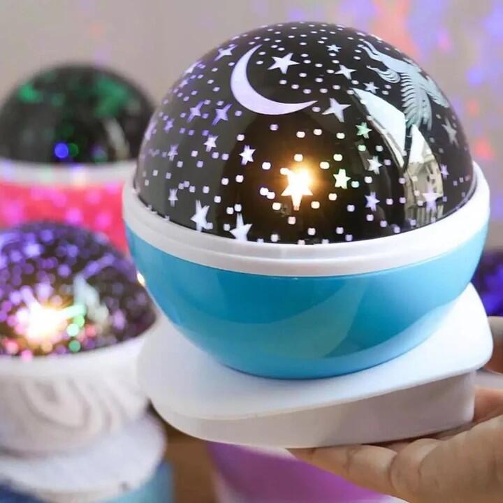 Proyector Giratorio de Estrelas y Luna