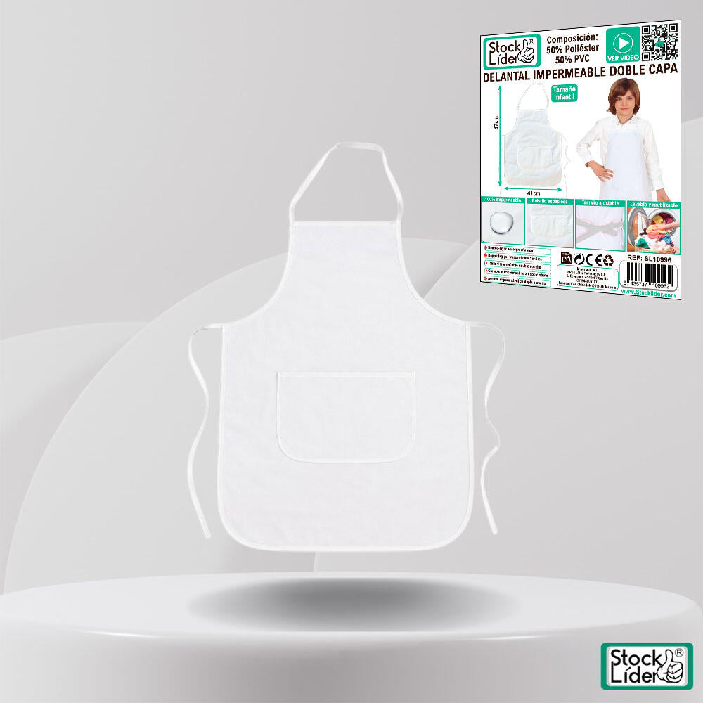 Delantal impermeable doble capa