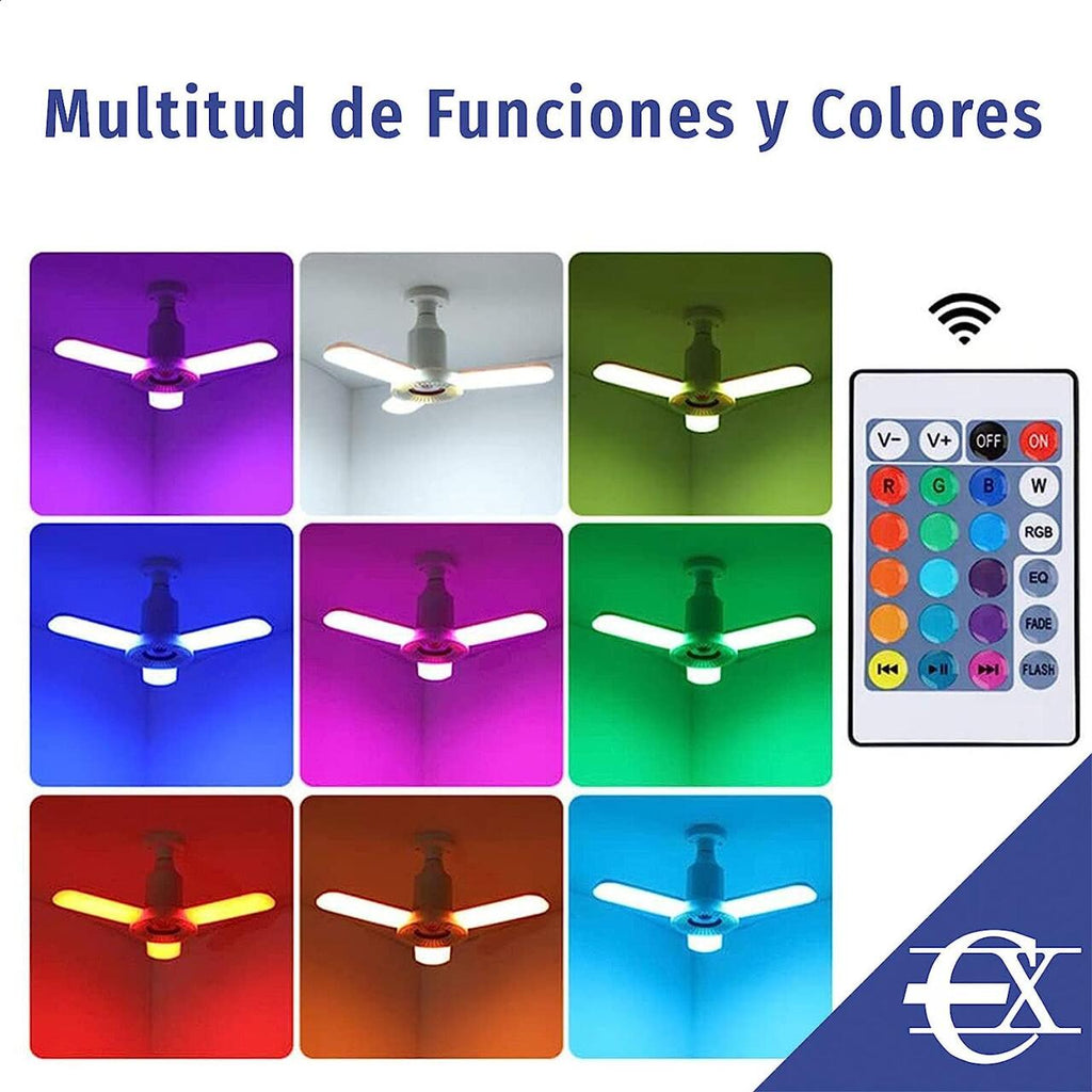 Lampara con Altavoz Bluetooth y Mando