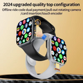 Smartwatch CD20 con ranura SIM para llamadas independientes.