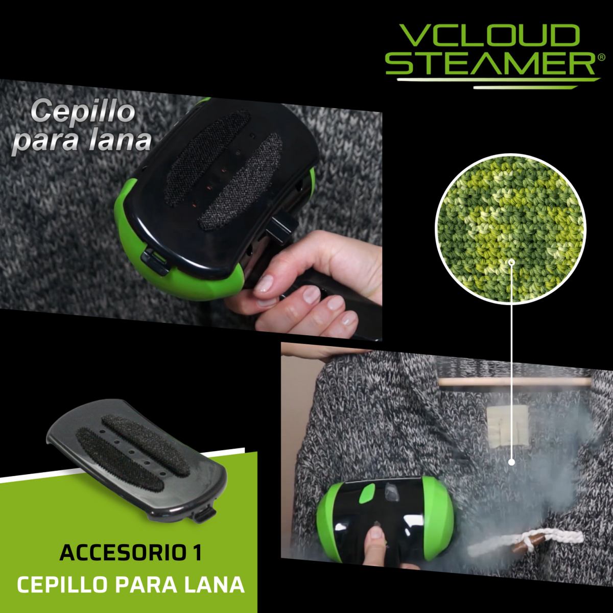 Plancha profesional portátil de vapor