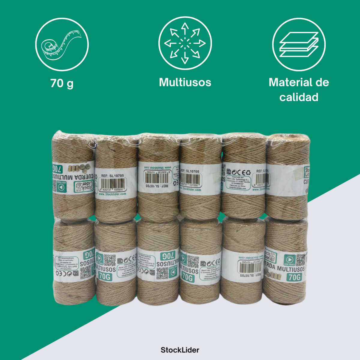 Cuerda multiusos 70g