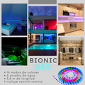 Tira LED regulable de 16 colores, a prueba de agua y con control remoto incluido