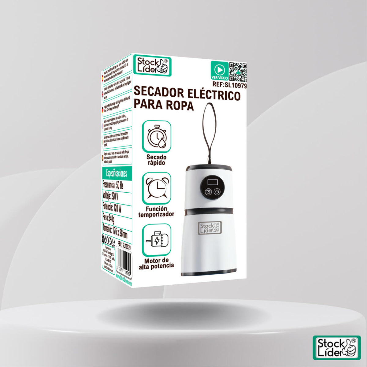 Secador eléctrico para ropa