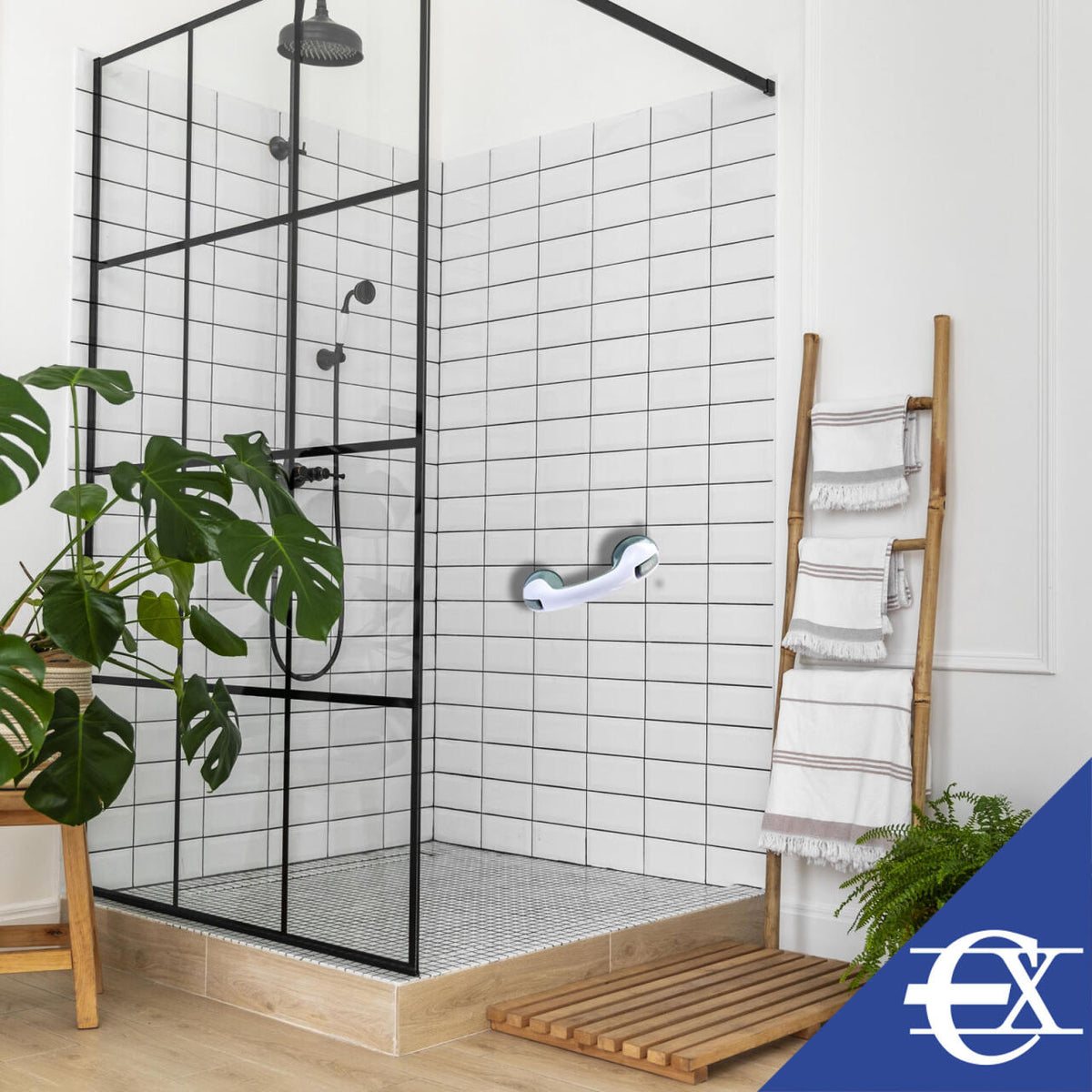 Agarradera de Mano para Baño con Ventosa