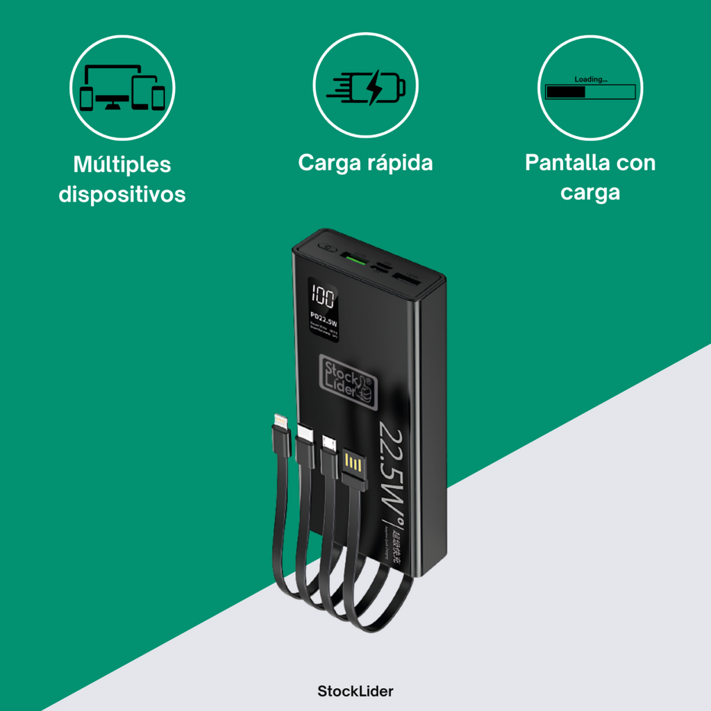 Powerbank carga rápida