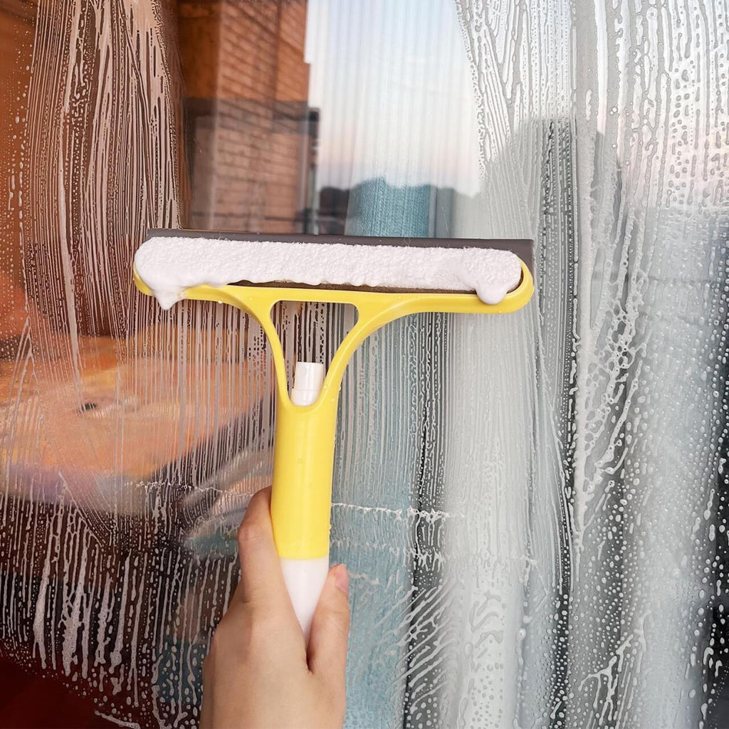 Limpiacristales con dispensador 3 en 1