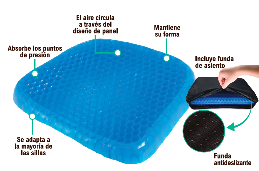 Cojín de gel para asiento