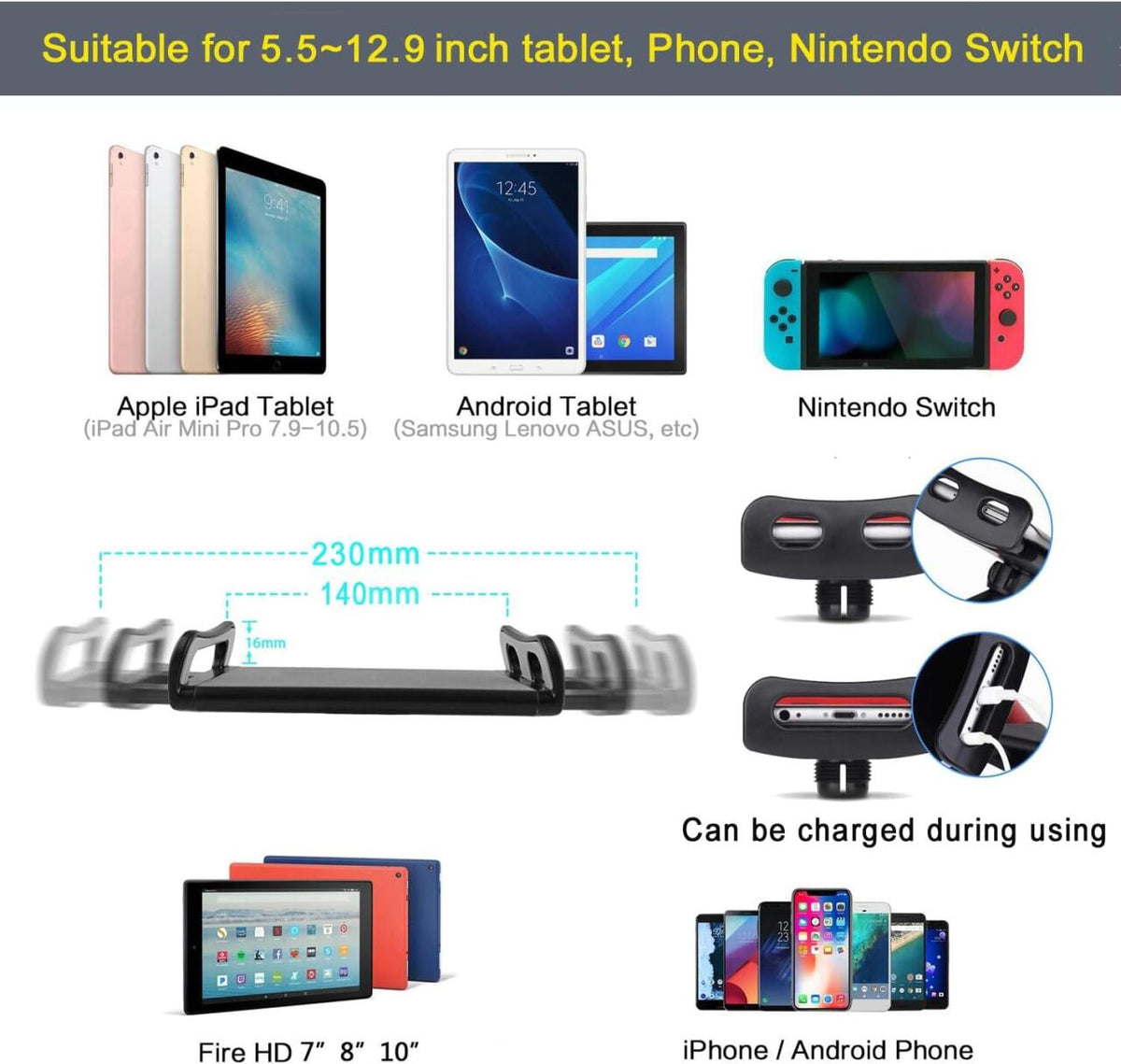 Soporte de Suelo para Tabletas y Teléfonos – Manos Libres con Estabilidad Total