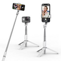 Palo selfie Q02 extensible con soporte estable.