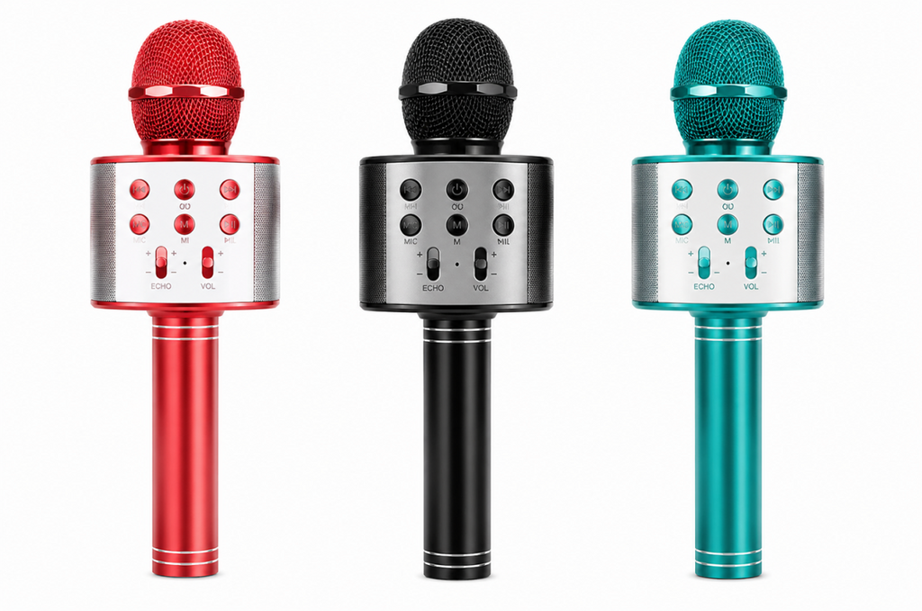 Micrófono Karaoke Bluetooth Portátil con Altavoz