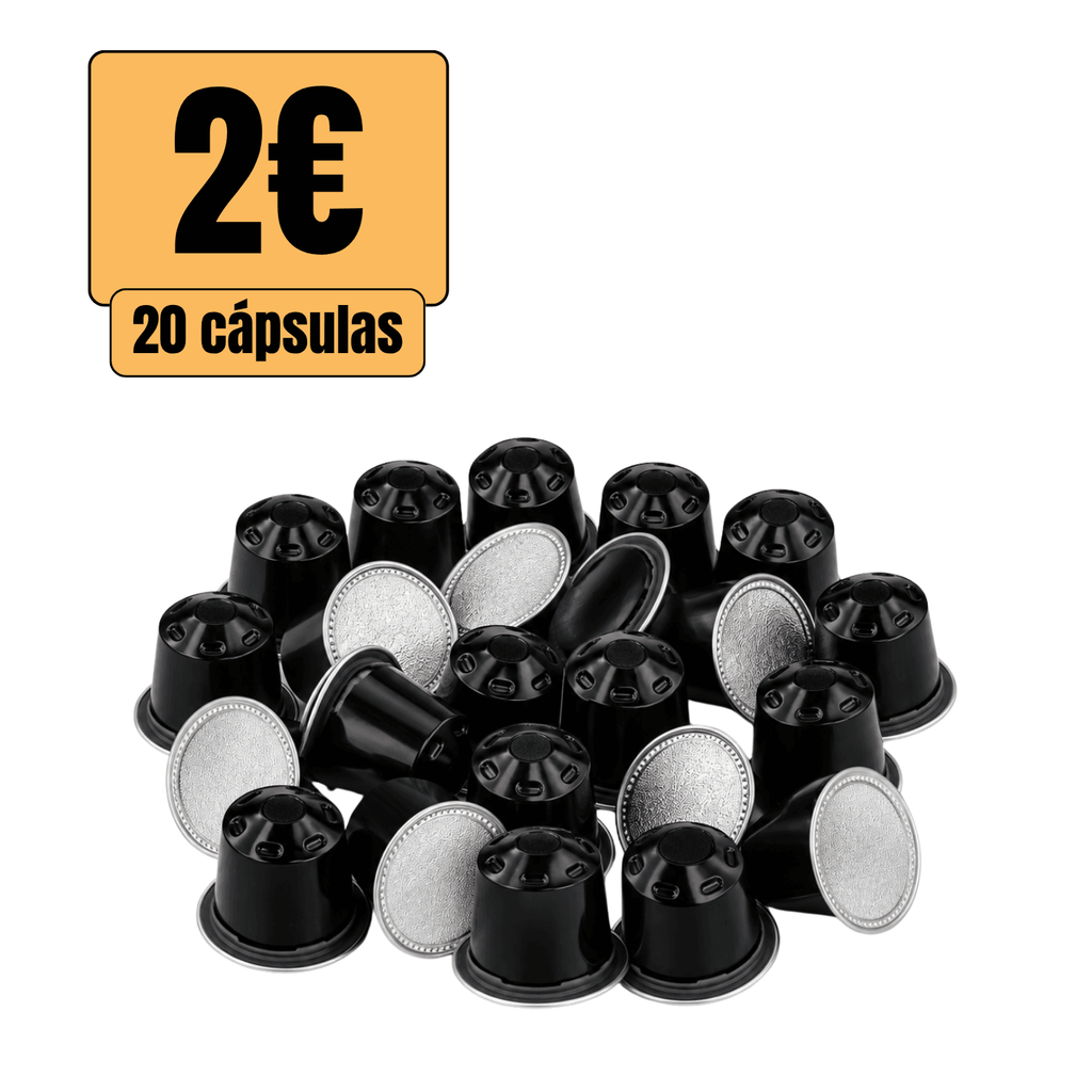 20 Cápsulas para Café en 3 Intensidades
