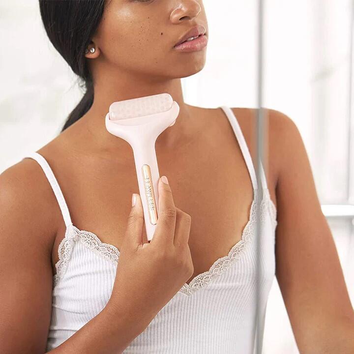 Masajeador Calmante Rodillo Frio. Cara, Cuello y Cuerpo