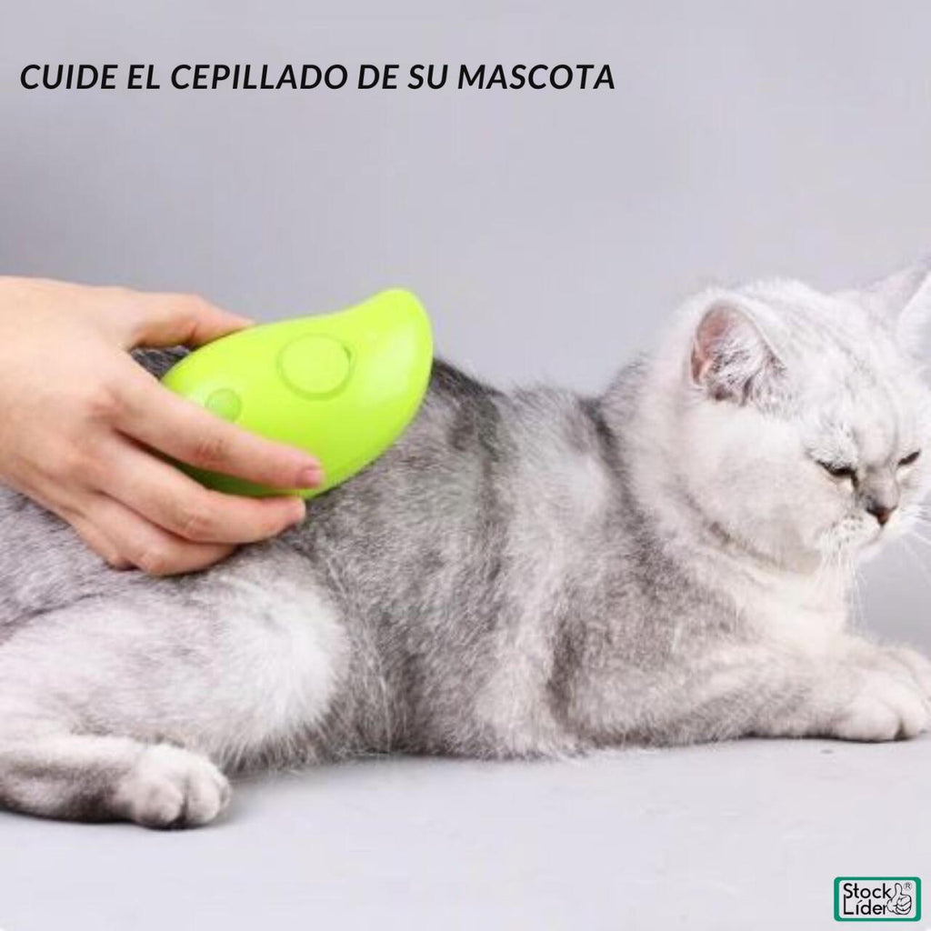 Pack Cepillo Mascotas Celeste y Cepillo Quitapelusas